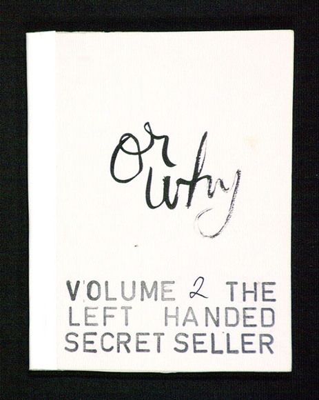 Artist: b'Twigg, Tony.' | Title: b'The left handed secret seller.  Or why?.' | Date: 1982 | Technique: b'book of rubber stamps and pen and ink' | Copyright: b'\xc2\xa9 Tony Twigg. Licensed by VISCOPY, Australia'