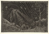 Artist: Brown, Donna. | Title: Too late | Date: 1995, June | Technique: etching, relief-printed in black ink, from one plate