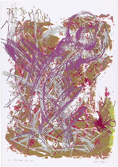Artist: b'MEYER, Bill' | Title: b'Tree study - dark pink' | Date: 1987 | Technique: b'screenprint, printed in colour, from multiple stencils' | Copyright: b'\xc2\xa9 Bill Meyer'