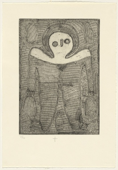 Title: Untitled #1. | Date: 2000 | Technique: hardground-etching, printed in black ink, from one copper plate