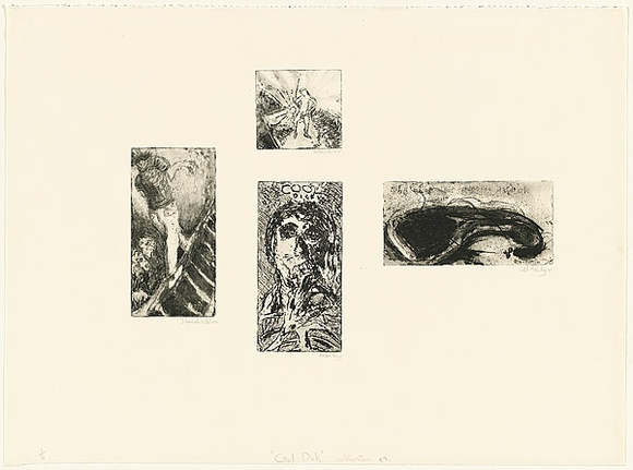 Title: b'Cool dick' | Date: 1992 | Technique: b'etching, printed in black ink with plate-tone, from four plates'