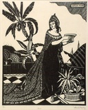 Artist: FEINT, Adrian | Title: Circe. | Date: 1927 | Technique: wood-engraving, printed in black ink, from one block | Copyright: Courtesy the Estate of Adrian Feint