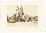 Artist: PLATT, Austin | Title: Abbotsleigh, Wahroonga | Date: 1946 | Technique: etching, printed in black ink, from one plate