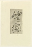 Artist: EWINS, Rod | Title: Paul. | Date: 1965 | Technique: etching, printed in black ink, from one aluminium plate