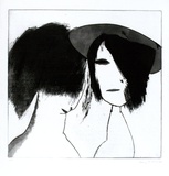 Artist: b'BALDESSIN, George' | Title: b'The hat.' | Date: 1967 | Technique: b'etching and aquatint, printed in black ink, from one plate'