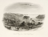 Artist: TERRY, F.C. | Title: Double Bay from South Head Road | Date: 1853 | Technique: engraving, printed in black ink, from one steel plate