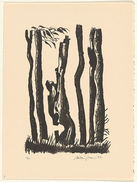 Title: b'Witchcliffe' | Date: 1982 | Technique: b'lithograph, printed in black ink, from one stone'