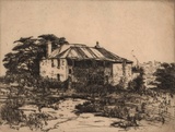 Artist: Dwyer, Ella. | Title: Old house near Berry’s Bay. | Date: 1929 (dated)