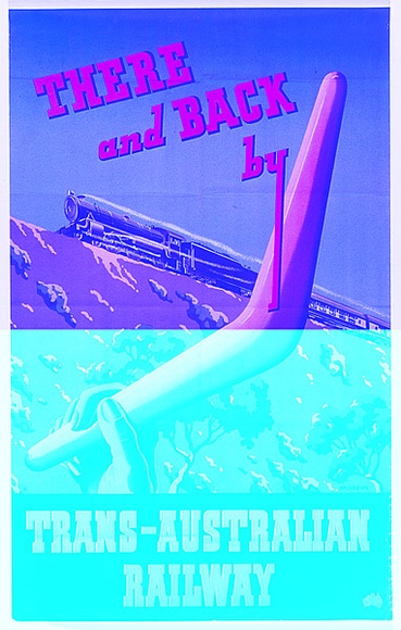Title: There and back | Technique: offset-lithograph, printed in colour, from multiple plates