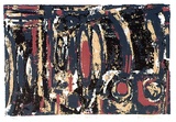 Artist: b'Robinson, John.' | Title: b'Wine cellars' | Date: c.1962 | Technique: b'screenprint, printed in colour, from multiple stencils'