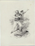 Artist: GILL, S.T. | Title: Diggers of low degree. | Date: 1852 | Technique: lithograph, printed in black ink, from one stone
