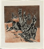 Artist: b'Thorpe, Lesbia.' | Title: b'Once was a forest' | Date: 1997 | Technique: b'screenprint, printed in colour, from multiple stencils'