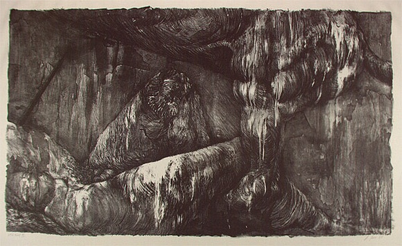 Artist: b'Gaha, Adrienne.' | Title: b'Elgin marble study VI' | Date: 1987 | Technique: b'lithograph, printed in black ink, from one stone'