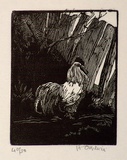 Artist: OGILVIE, Helen | Title: Emperor | Date: (1935) | Technique: wood-engraving, printed in black ink, from one block