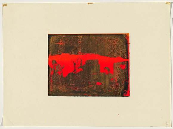 Artist: Johnson, Tim. | Title: The other side | Date: 1979 | Technique: screenprint, printed in colour, from multiple stencils | Copyright: © Tim Johnson