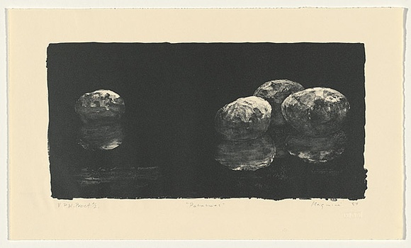 Artist: b'Maguire, Tim.' | Title: b'Potatoes' | Date: 1987 | Technique: b'lithograph, printed in black ink, from one plate' | Copyright: b'\xc2\xa9 Tim Maguire'