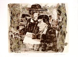 Artist: b'Watkins, Denys.' | Title: bParkinson's Study | Date: 1990 | Technique: b'lithograph, printed in colour, from multiple stones' | Copyright: b'\xc2\xa9 Denys Watkins'