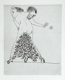 Artist: b'BOYD, Arthur' | Title: b'The survivor.' | Date: 1971 | Technique: b'etching, printed in black ink, from one plate' | Copyright: b'Reproduced with permission of Bundanon Trust'