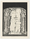 Artist: b'Sibley, Andrew.' | Title: b'Jungle dance' | Date: 1997 | Technique: b'etching and aquatint, printed in black ink with plate-tone, from one plate'